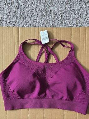 Soma Sport seamless strappt back bra- Purple Moon-M